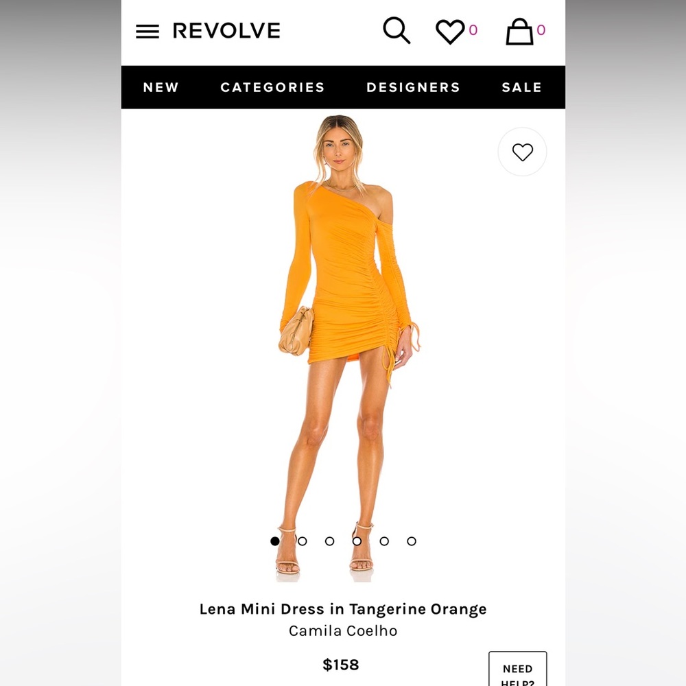Revolve Camila Coelho One Shoulder Dress